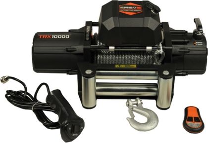 Лебёдка электрическая 12V 4Revo 10000 lbs 4530 кг (стальной трос). Артикул 4R-W101A