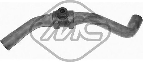 Патрубок радиатора (системы охлаждения) Metalcaucho. Артикул 08889