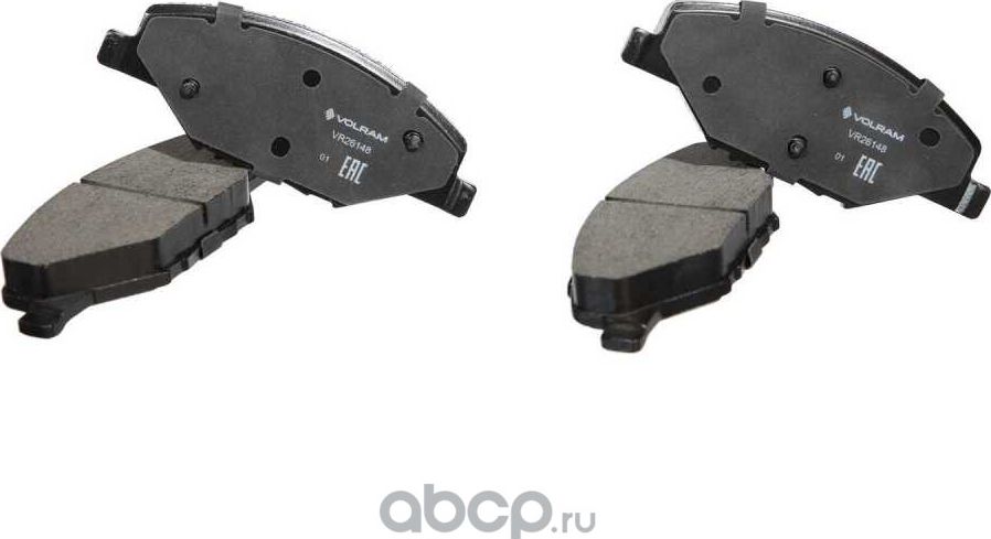 КОЛОДКИ ПЕРЕДНИЕ ДЛЯ А/М VW POLO SEDAN RUS 1ZE (10-) ТС TRW ДИСКОВЫЙ ТОРМОЗ К (Volram). Артикул VR26148