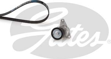 Приводной ремень поликлиновой с роликами (комплект) Gates Micro-V® UNIQUE FIT. Артикул K016PK1035XS