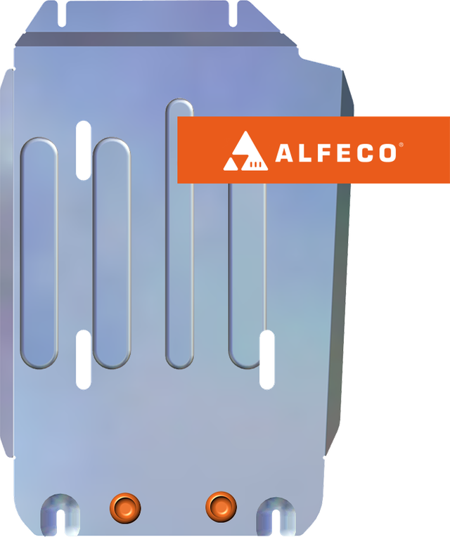 Защита алюминиевая Alfeco (4мм) для КПП Great Wall Poer АT 2020-2026. Артикул ALF.31.25AL4
