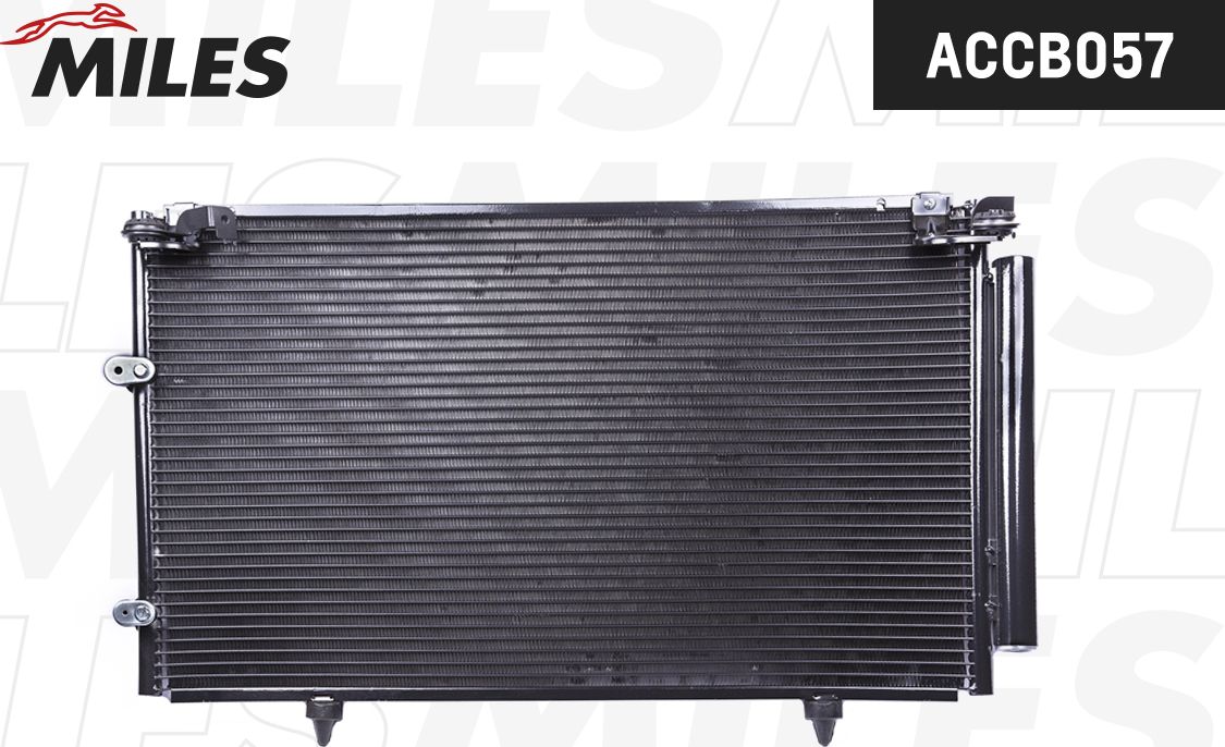 Радиатор кондиционера (конденсатор) Miles (алюминий). Артикул ACCB057