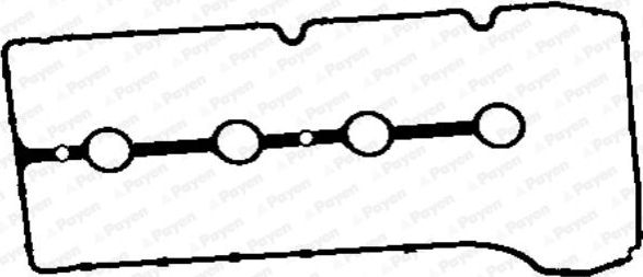 Прокладка клапанной крышки 441724 Payen (резина). Артикул JM5311