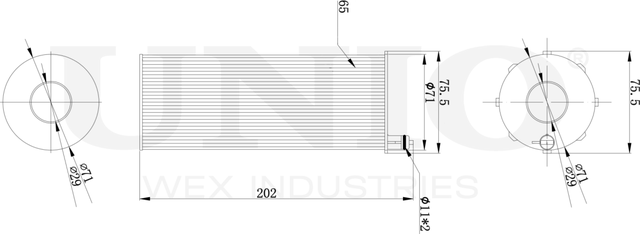 Фильтр масляный (Unio). Артикул FLT-20123