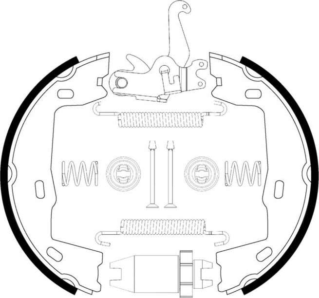Тормозные колодки (стояночная тормозная система) Bosch. Артикул 0 204 113 824