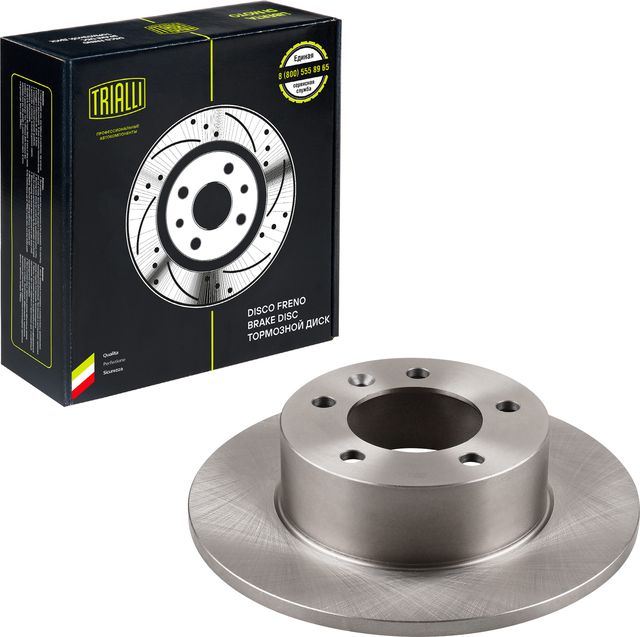 Тормозной диск Trialli передний для Renault Master III 2010-2026. Артикул DF 261011