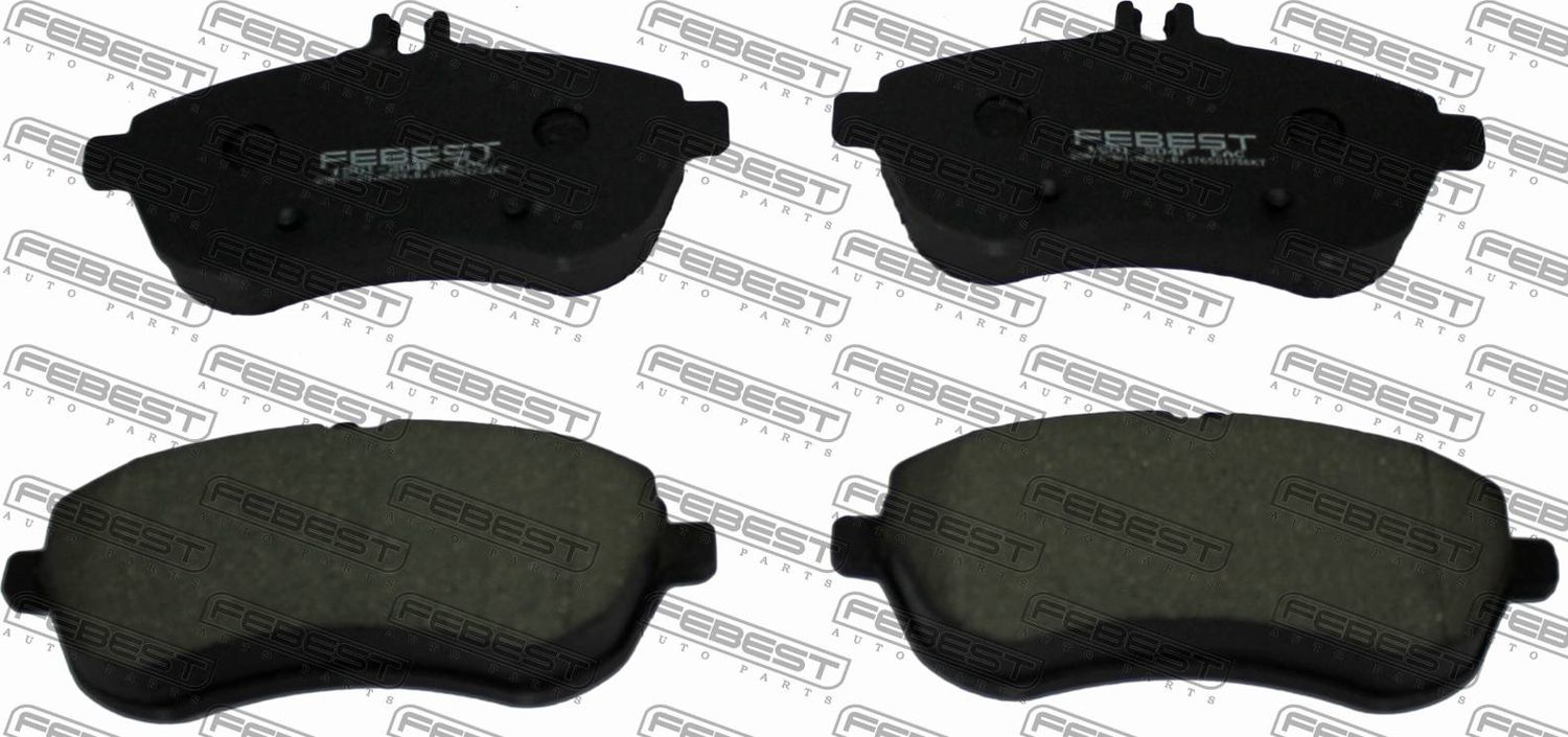Тормозные колодки Febest. Артикул 1601-204F