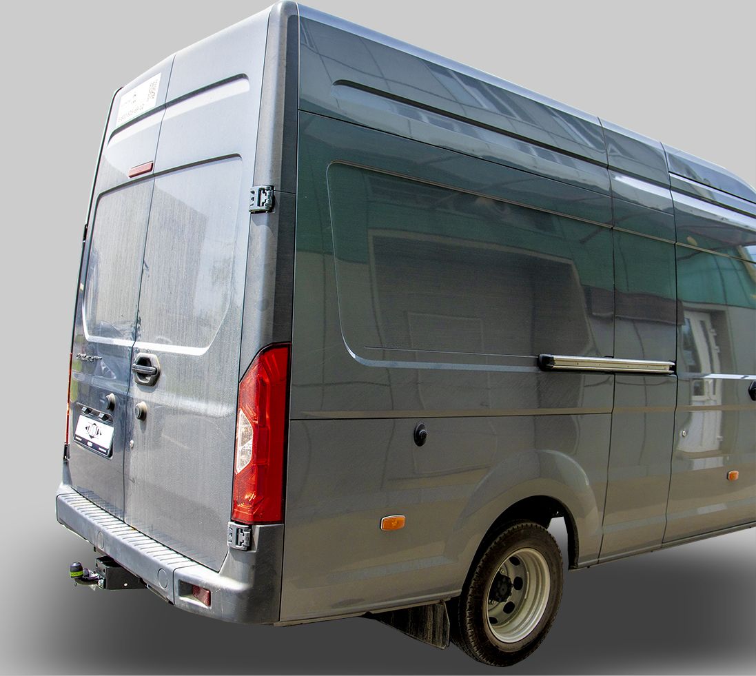 Фаркоп Tavials (Лидер-Плюс) (со сварным шаром) для ГАЗель Next фургон 2013-2026. Фланцевое крепление. Артикул T-GAZ-13FC