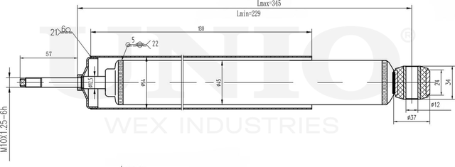 Амортизатор подвески (Unio). Артикул SAB-10511
