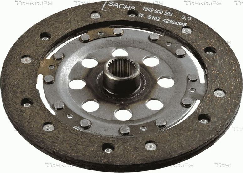 Диск сцепления SACHS для Volkswagen Polo III 1994-2001. Артикул 1864 000 274