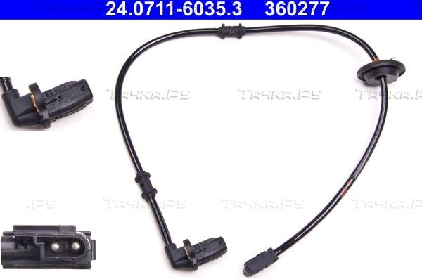 Датчик ABS ATE задний левый для Mercedes-Benz C-Класс I (W202) 1993-2001. Артикул 24.0711-6035.3