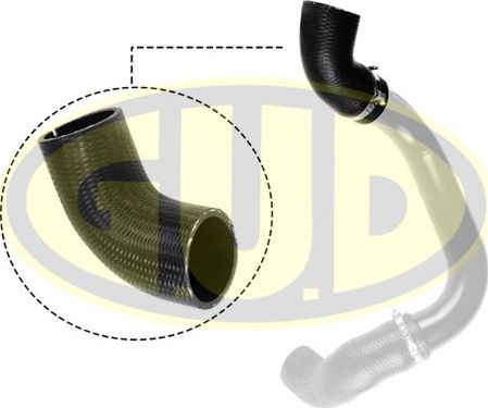 Патрубок интеркулера G.U.D. для Fiat Stilo 2001-2008. Артикул GTH311703
