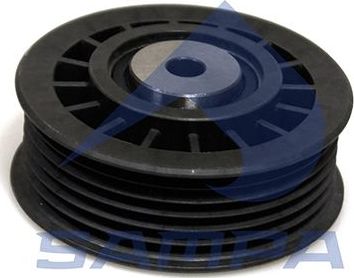 Натяжной ролик (натяжитель) приводного поликлинового ремня Sampa. Артикул 010.080