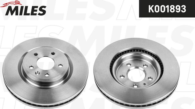 Тормозной диск Miles передний для Ford Explorer V 2010-2019. Артикул K001893