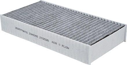 Салонный фильтр Zentparts (Активированный уголь). Артикул Z34045