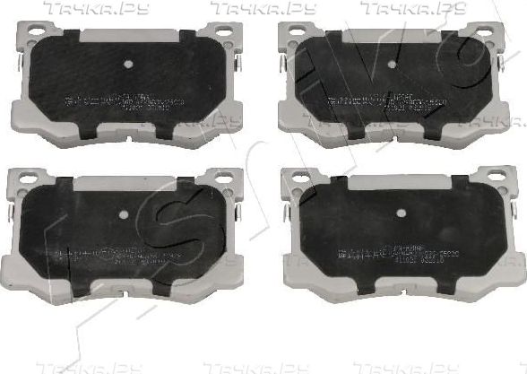 Тормозные колодки ASHIKA передние для Hyundai Equus II 2009-2016. Артикул 50-0H-H20