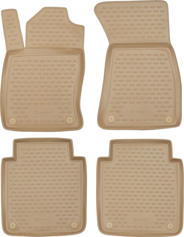 Коврики Element для салона Audi A8 D3 Long 2002-2009 БЕЖЕВЫЕ. Артикул NLC.04.13.212k