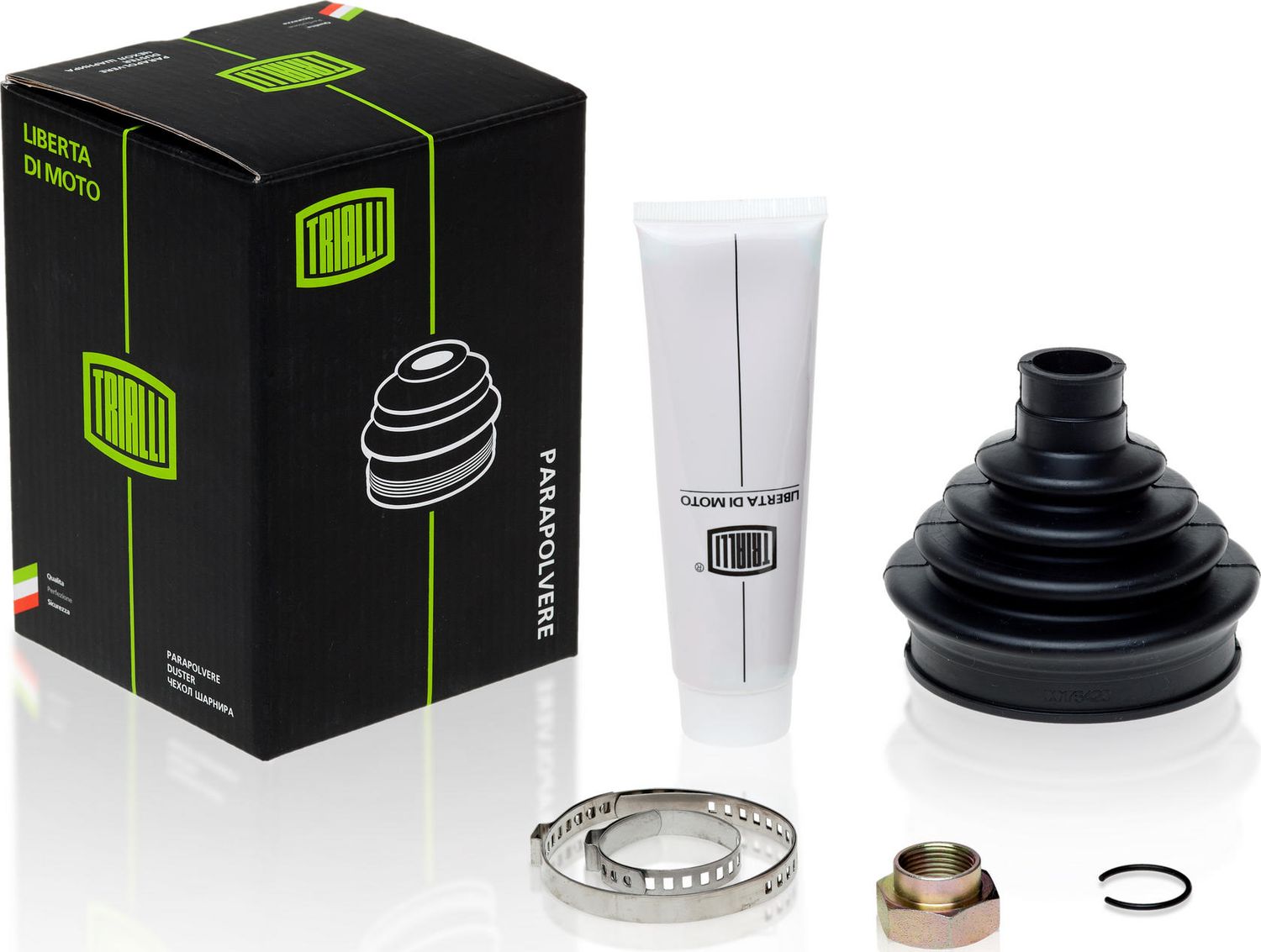 Пыльник ШРУСа наружный Trialli (Неопрен (хлоропреновый каучук)). Артикул FG 284