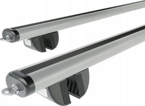 Багажник на рейлинги Amos Futura 120 см (Аэродинамические дуги). Артикул futura-f1.2l