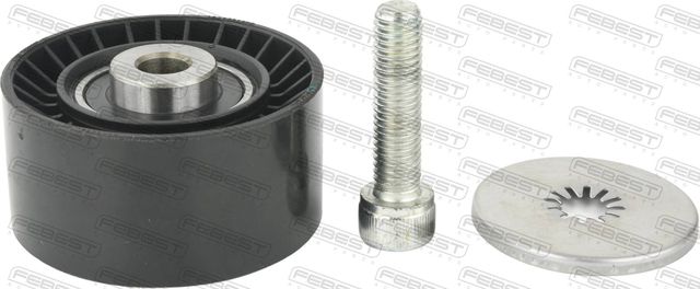 Направляющий (ведущий) ролик приводного поликлинового ремня Febest. Артикул 1988-F01