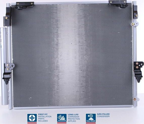 Радиатор кондиционера (конденсатор) Nissens (алюминий). Артикул 940304