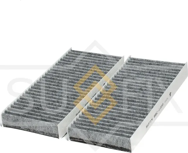 Фильтр салонный угольный (комплект 2 шт.) (Sufix). Артикул SSC1206