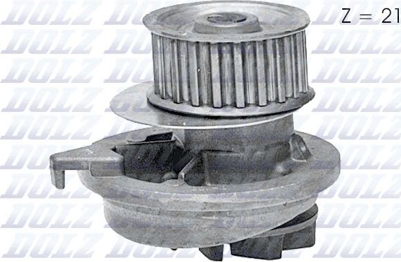 Помпа (водяной насос) Dolz для Opel Astra F 1991-1999. Артикул O118