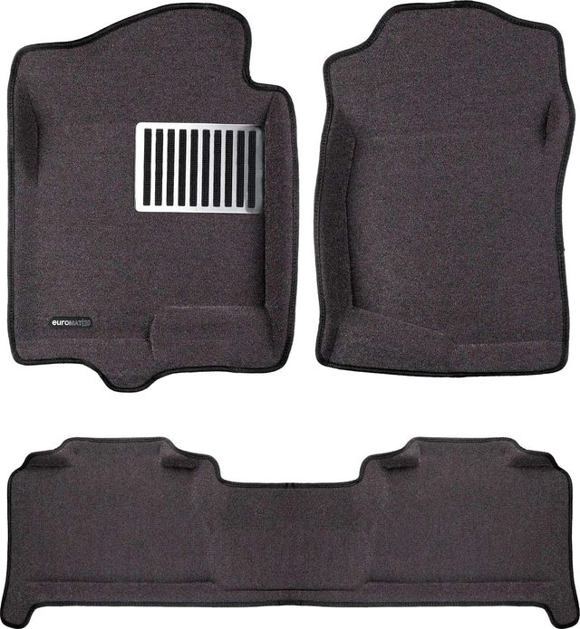 Коврики текстильные Euromat 3D Lux для салона Cadillac Escalade III 2007-2014 СЕРЫЕ. Артикул EM3D-001302G