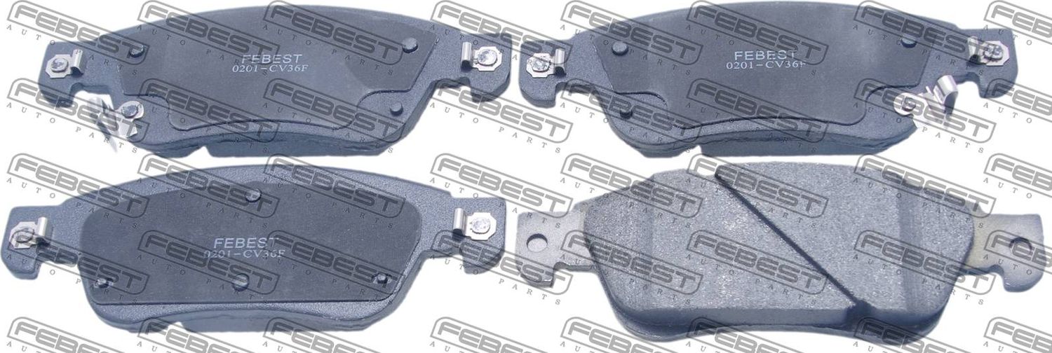 Тормозные колодки Febest. Артикул 0201-CV36F