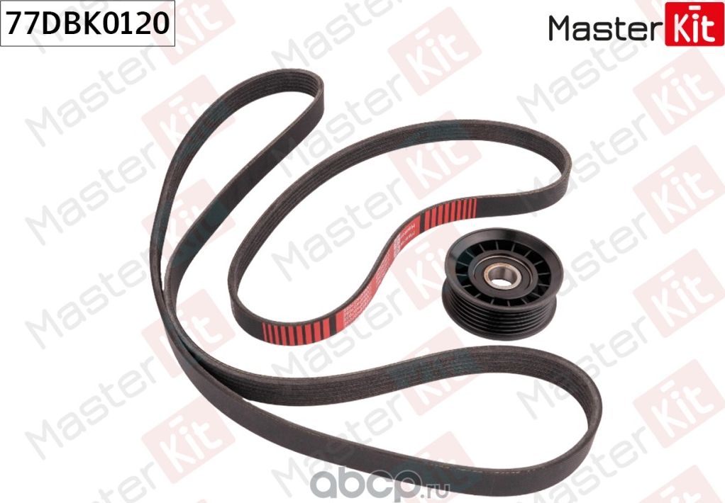 77DBK0120 Комплект ремня приводного Volvo S40 II (544) 2003 - 2012 (Master KIT). Артикул 77dbk0120