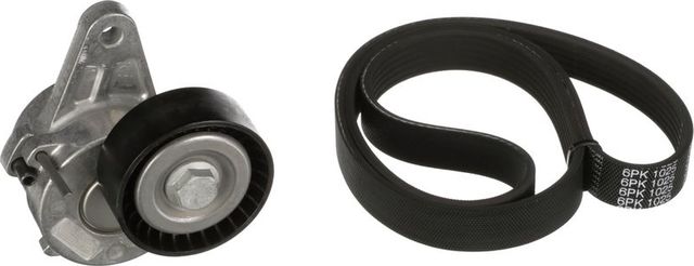 Приводной ремень поликлиновой с роликами (комплект) Gates Micro-V® Kit для Audi TT III (8S) 2014-2026. Артикул K016PK1025