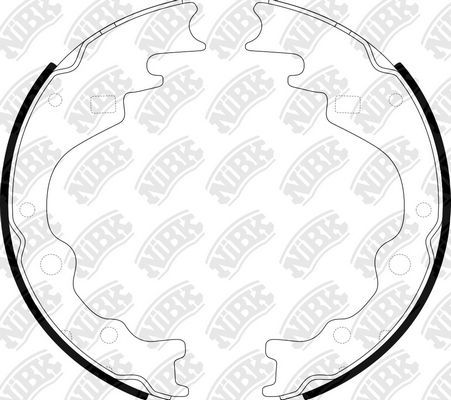 Тормозные колодки NiBK. Артикул FN3349