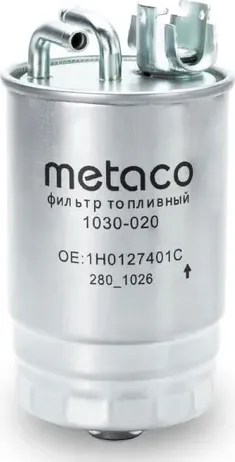 Фильтр топливный VAG GOLF/JETTA/LT/PASSAT/T3/T4 (Metaco). Артикул 1030020