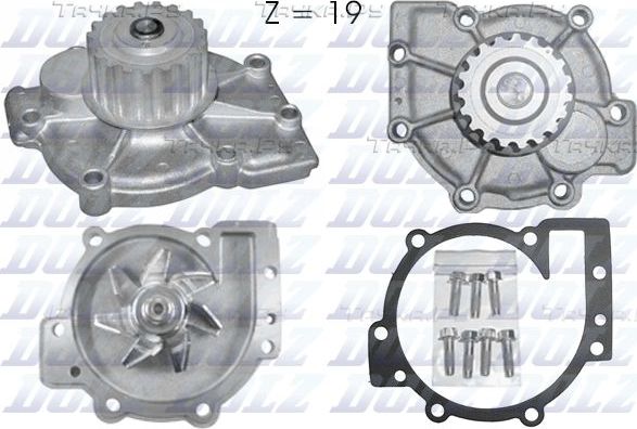 Помпа (водяной насос) Dolz для Ford S-MAX I 2006-2014. Артикул R199