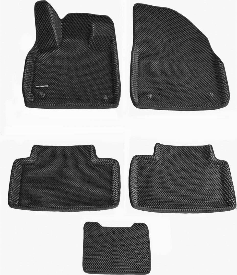 Коврики Euromat 3D EVA для салона Exeed TXL 2019-2026. Артикул EM3DEVA-001423