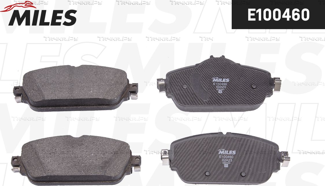 Тормозные колодки Miles (Semi-Metallic). Артикул E100460
