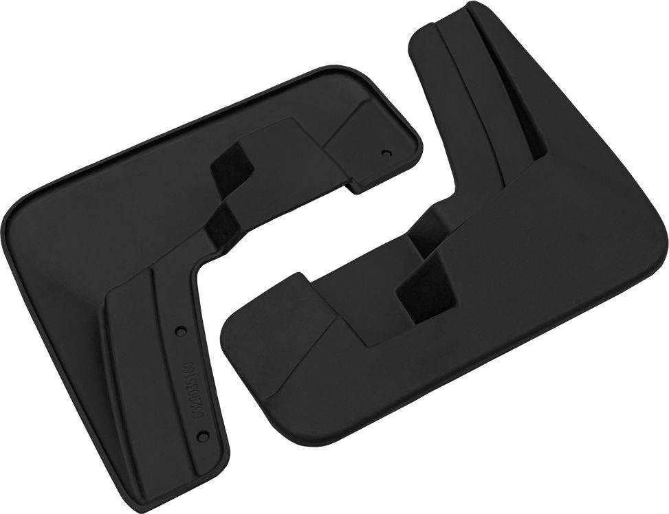 Брызговики Rezkon резиновые передняя пара для Renault Kaptur 2016-2026. Артикул 6029035160