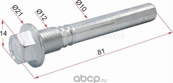 НАПРАВЛЯЮЩАЯ СУППОРТА RR MITSUBISHI LANCER XASXC (SAT). Артикул ST4605A211