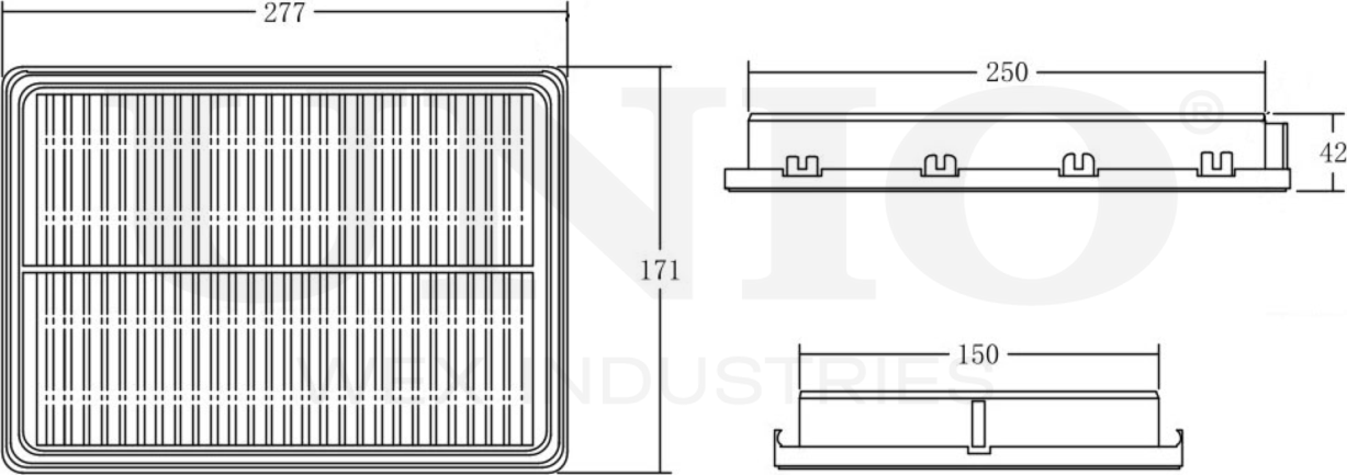 Фильтр воздушный (Unio). Артикул FLT-10252