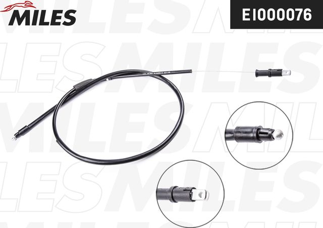 Трос ручника (тросик ручного тормоза) Miles задний правый/левый для Volkswagen Crafter I 2006-2016. Артикул EI000076