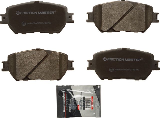 Колодки тормозные дисковые передние (Frictionmaster). Артикул MKD908