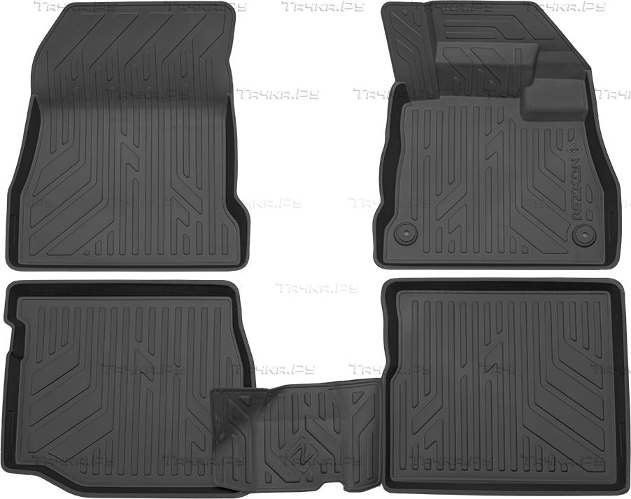 Коврики полиуретанновые Rezkon для салона Nissan Note II (прав. руль) 2013-2020. Артикул 0525015200