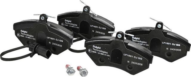 Тормозные колодки Delphi (Low-Metallic). Артикул LP1631