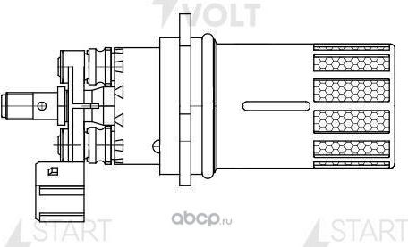 Бензонасос (топливный насос) StartVOLT. Артикул SFP 1829