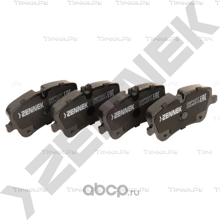 Колодки тормозные дисковые передние MERCEDES W203/204 00-11, CLC 08-11 (Zennek). Артикул DBP0257