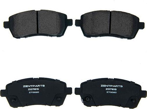Тормозные колодки Zentparts. Артикул Z07615
