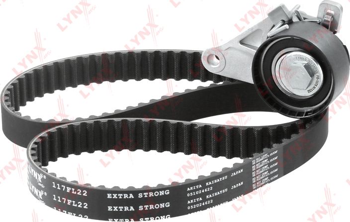 Ремень ГРМ с роликами (комплект) LYNXauto. Артикул PK-1055