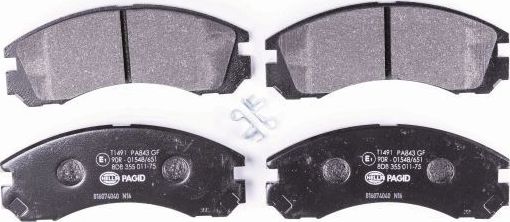 Тормозные колодки Hella. Артикул 8DB 355 011-751