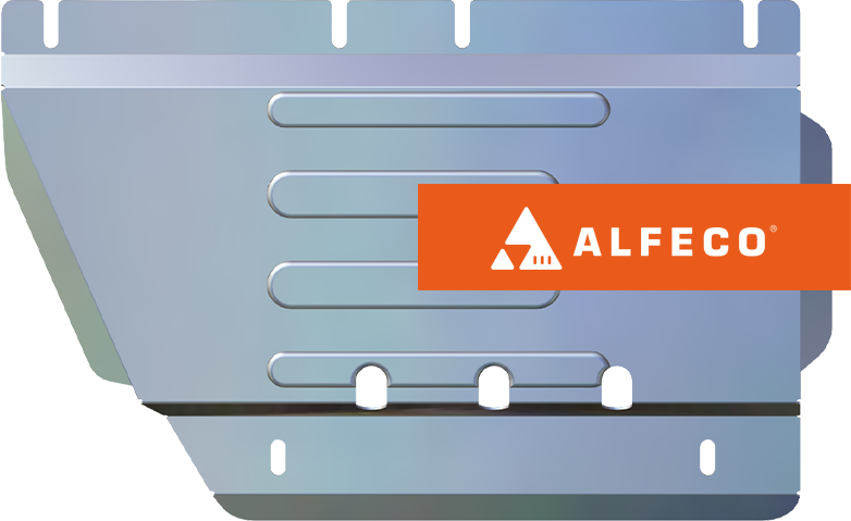 Защита алюминиевая Alfeco (4мм) для РК Jac T6 2018-2026. Артикул ALF.56.10AL4