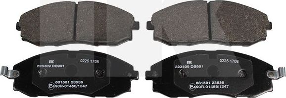 Тормозные колодки NK. Артикул 223409